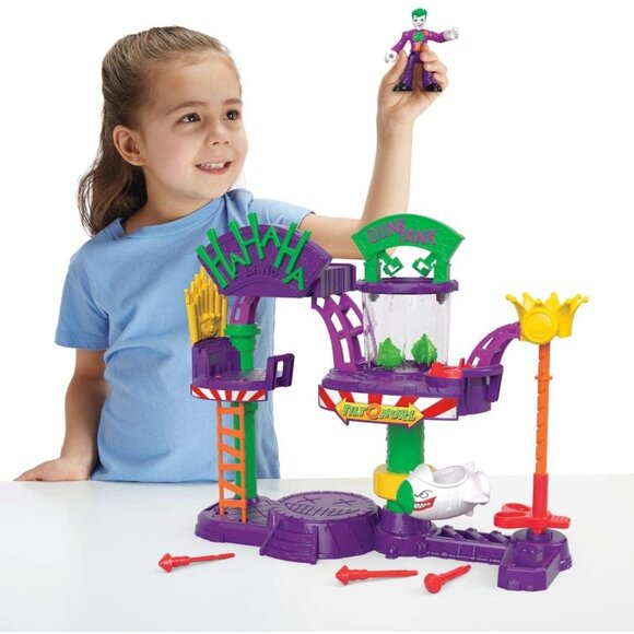 Fisher Price Imaginext DC Super Friends The Joker Laff Factory Figure Playset - Picture 2 of 6
